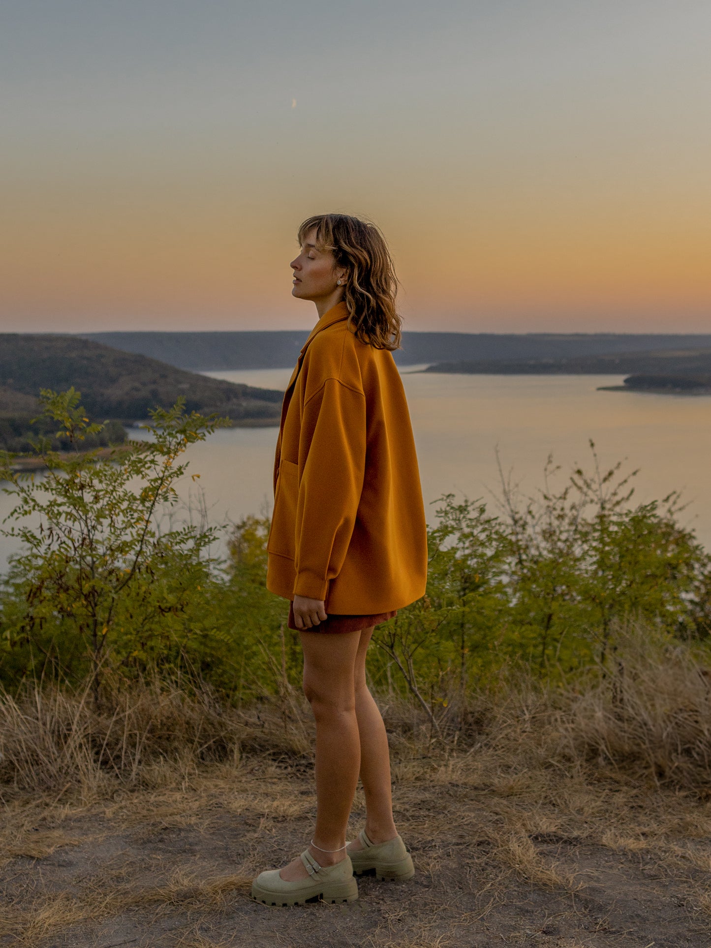 Double-breasted coat-jacket Amber (Copy)
